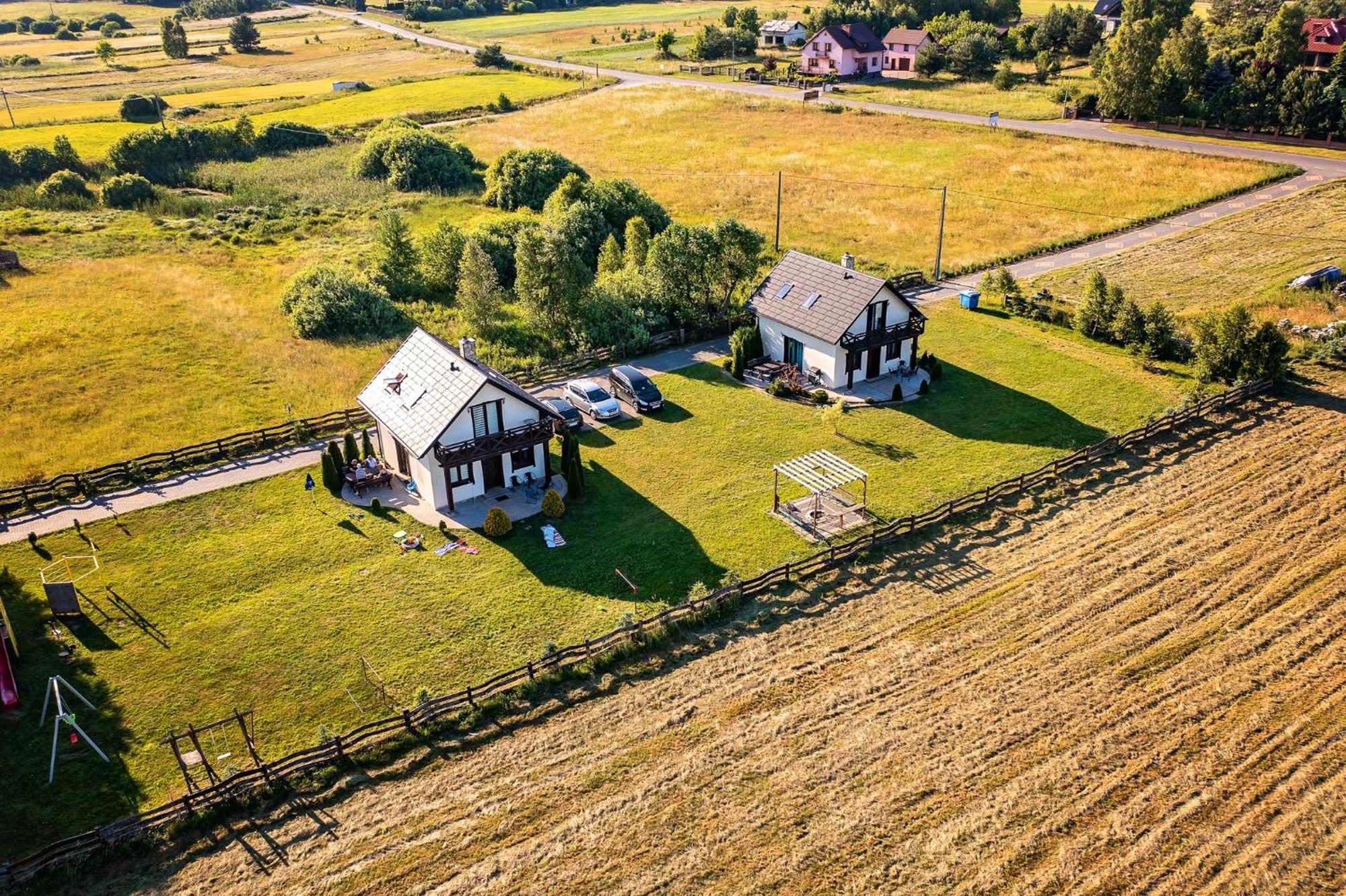 Wielewski Cypel Domki letniskowe na Kaszubach Wiele Exterior foto