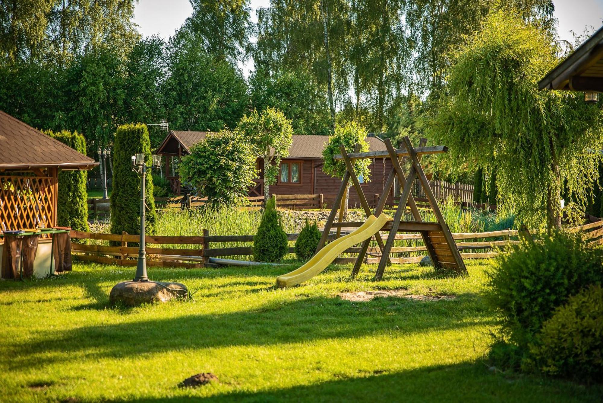 Wielewski Cypel Domki letniskowe na Kaszubach Wiele Exterior foto