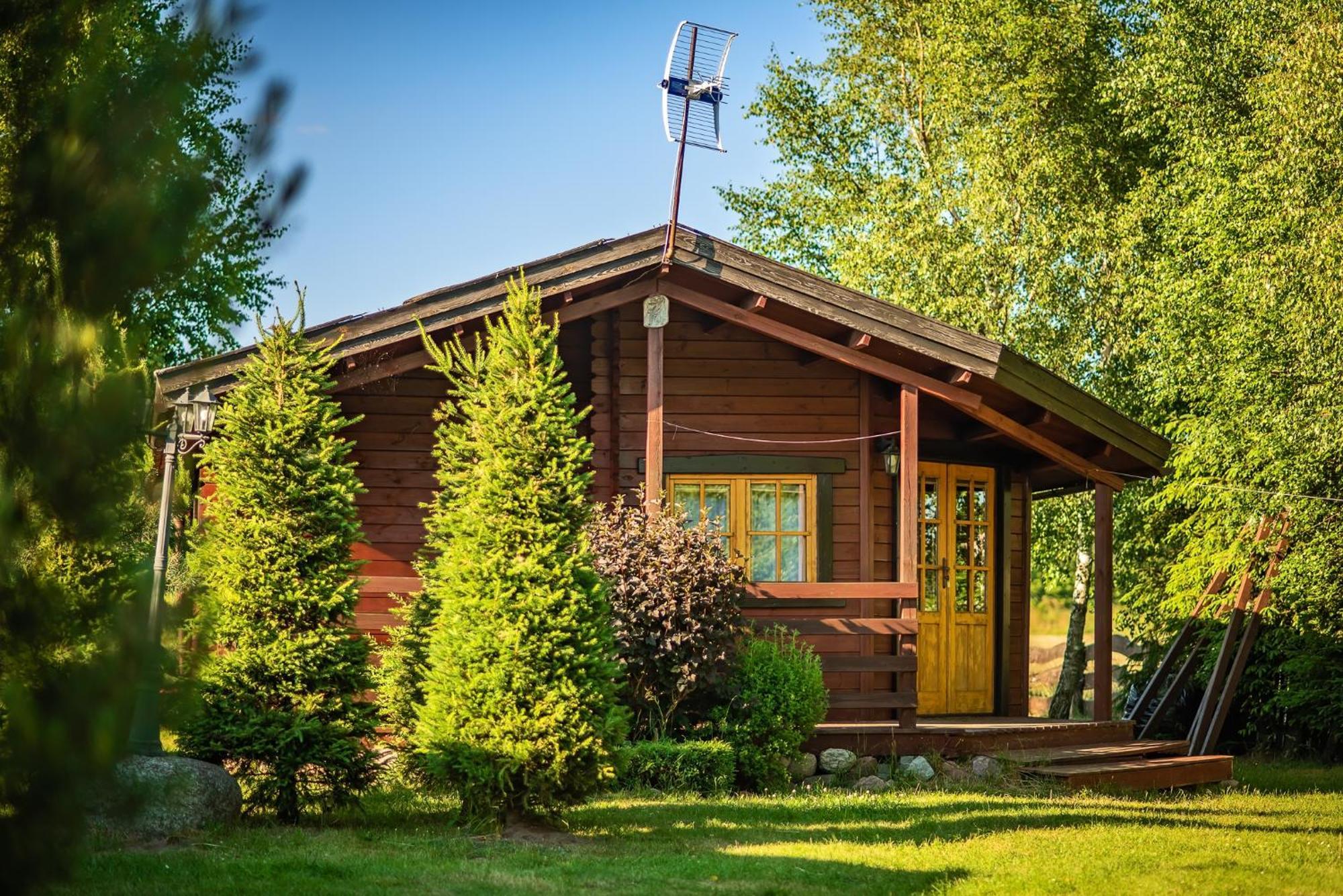 Wielewski Cypel Domki letniskowe na Kaszubach Wiele Exterior foto
